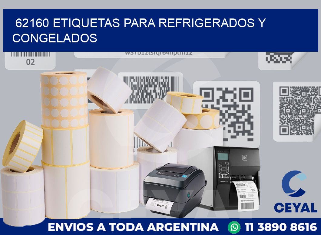 62160 ETIQUETAS PARA REFRIGERADOS Y CONGELADOS