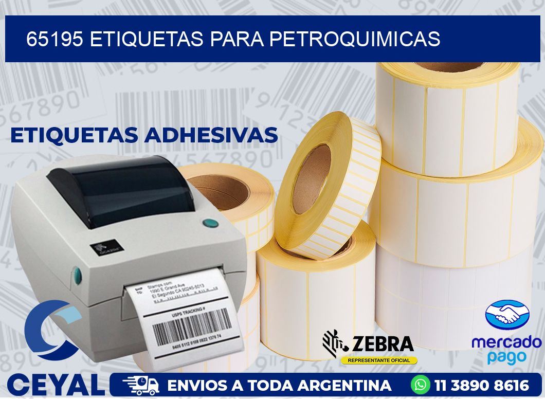 65195 ETIQUETAS PARA PETROQUIMICAS