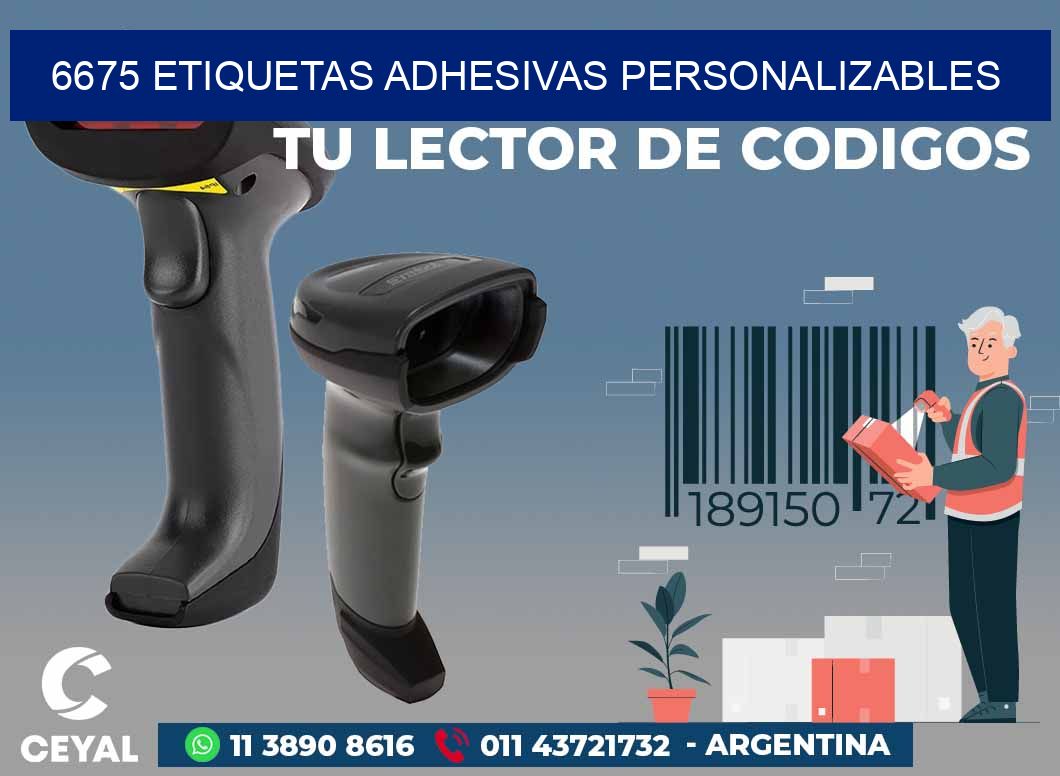 6675 ETIQUETAS ADHESIVAS PERSONALIZABLES