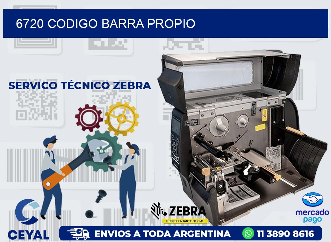 6720 CODIGO BARRA PROPIO