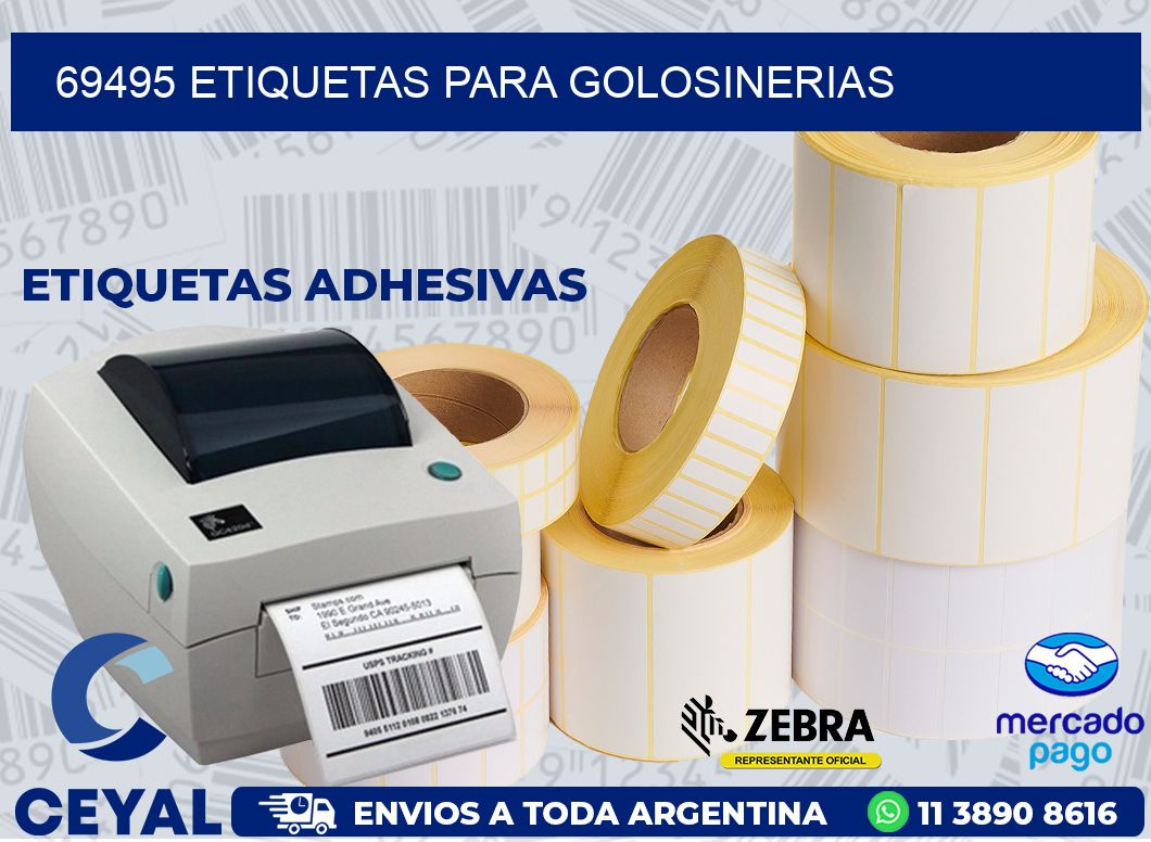 69495 ETIQUETAS PARA GOLOSINERIAS