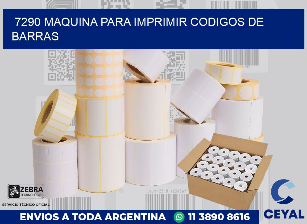 7290 MAQUINA PARA IMPRIMIR CODIGOS DE BARRAS