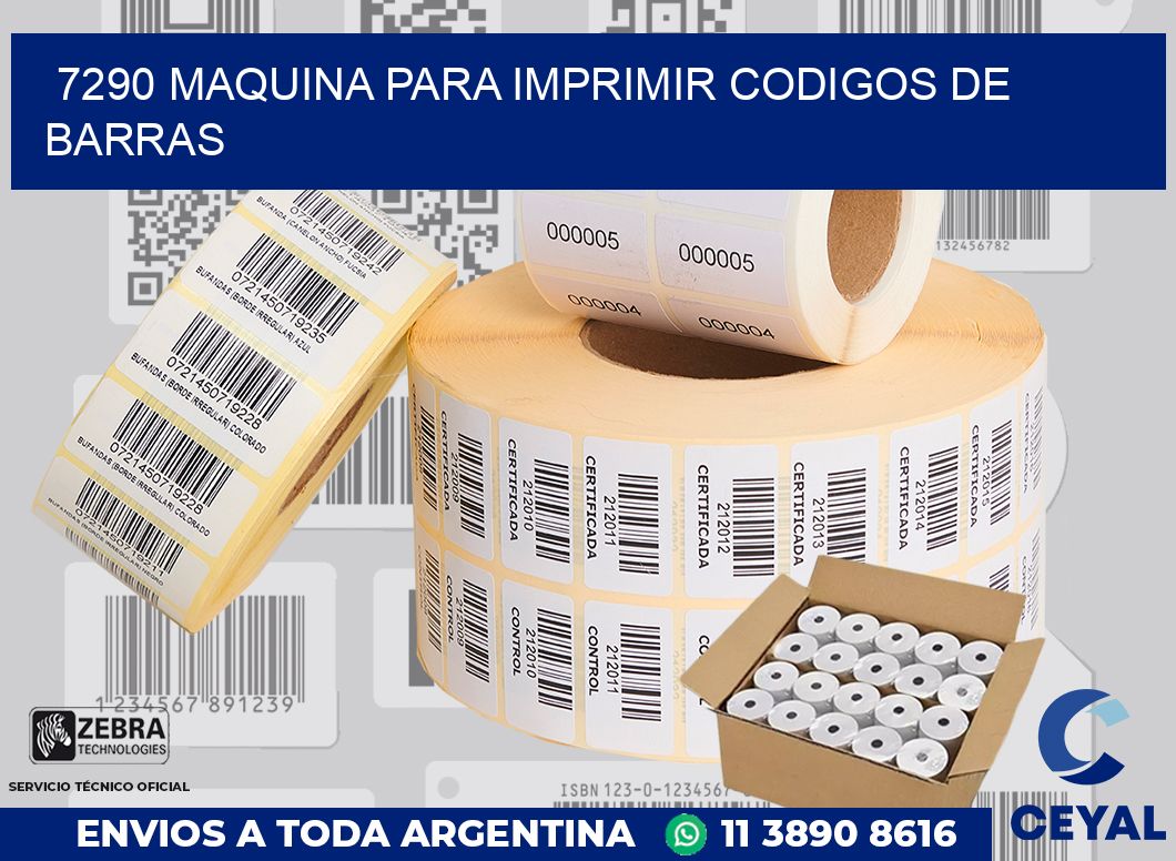 7290 MAQUINA PARA IMPRIMIR CODIGOS DE BARRAS