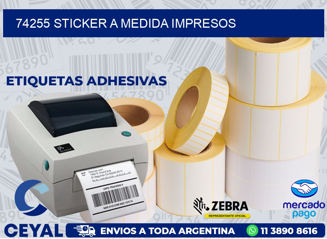 74255 STICKER A MEDIDA IMPRESOS