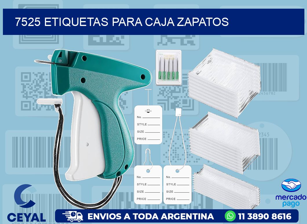 7525 ETIQUETAS PARA CAJA ZAPATOS