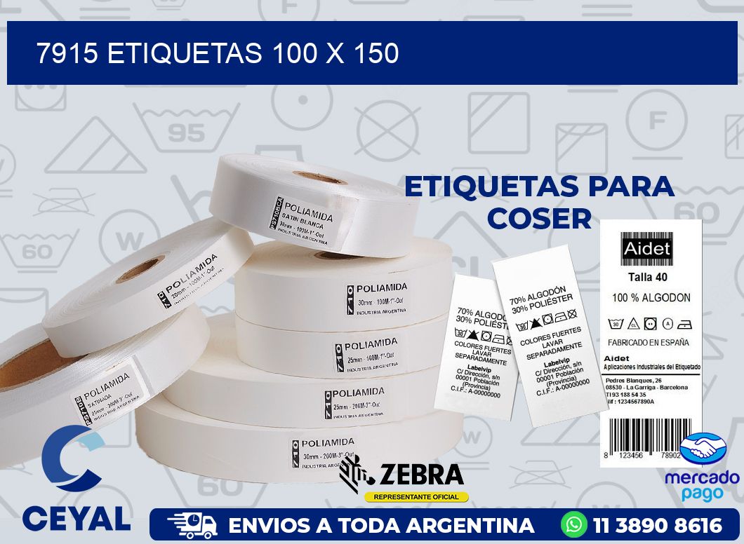 7915 ETIQUETAS 100 X 150