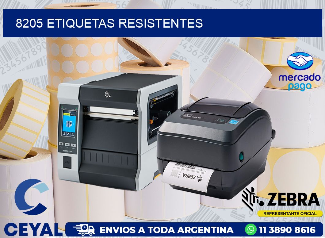 8205 ETIQUETAS RESISTENTES