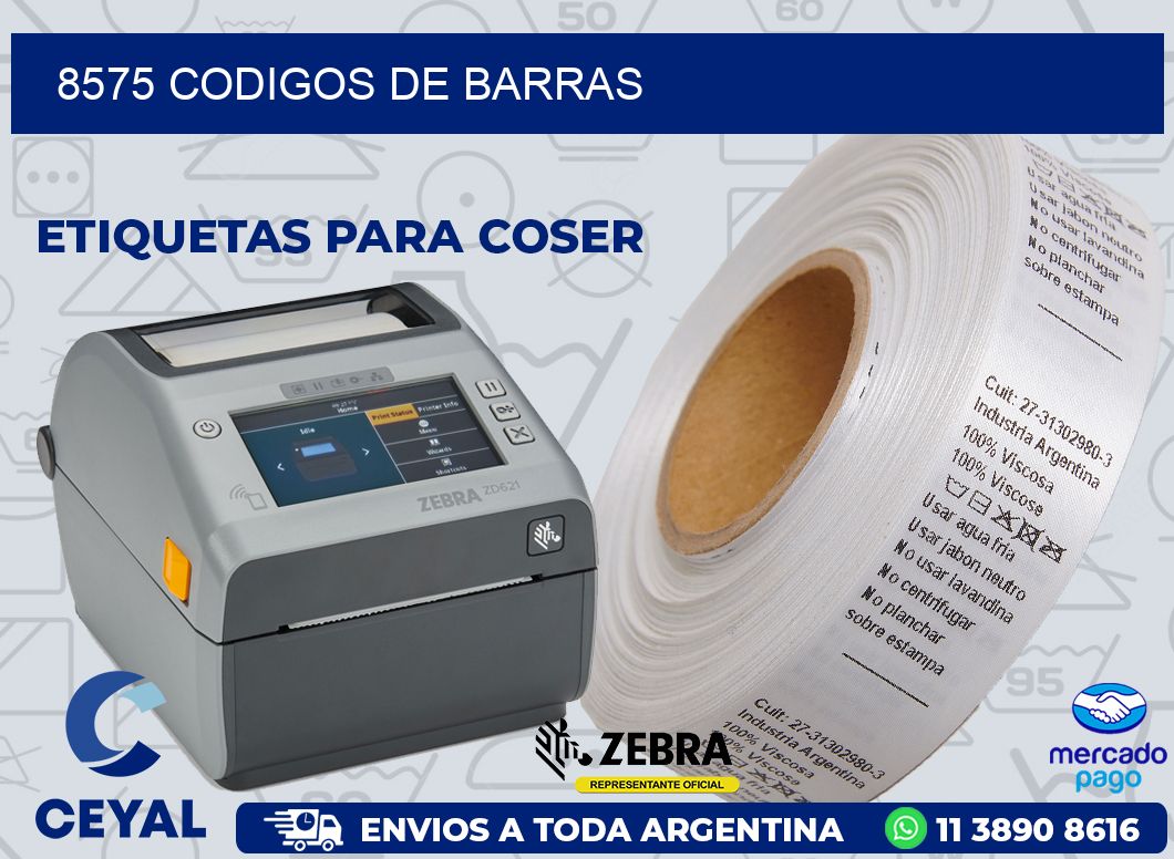 8575 CODIGOS DE BARRAS