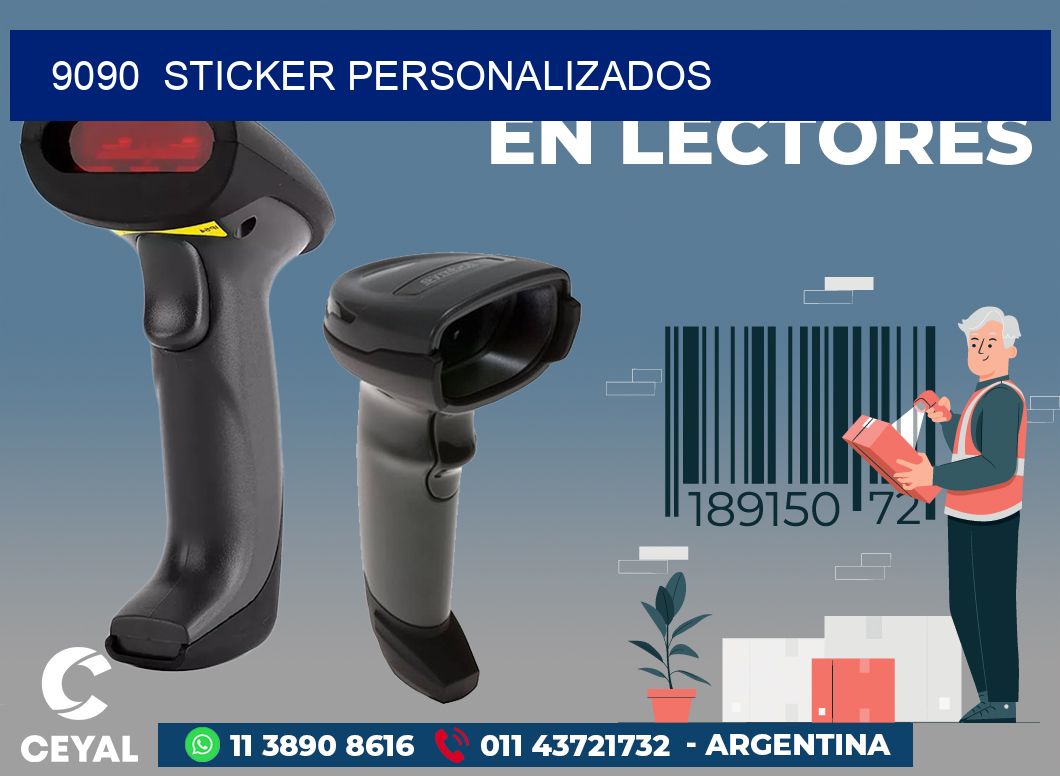 9090  sticker personalizados