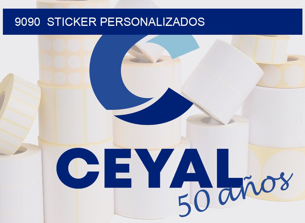 9090  sticker personalizados