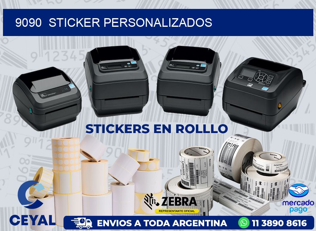 9090  sticker personalizados