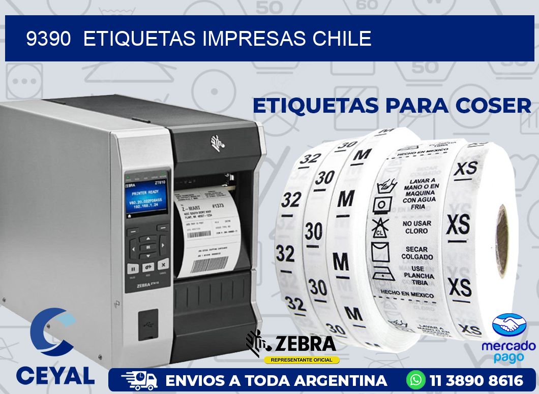 9390  ETIQUETAS IMPRESAS CHILE