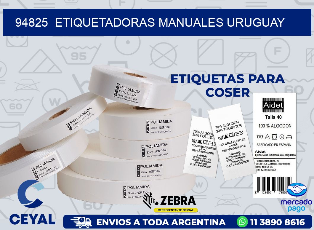 94825  ETIQUETADORAS MANUALES URUGUAY