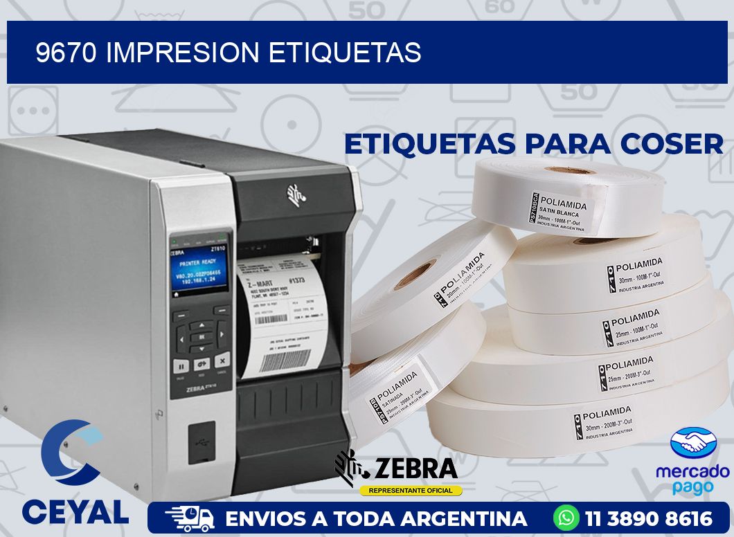 9670 IMPRESION ETIQUETAS