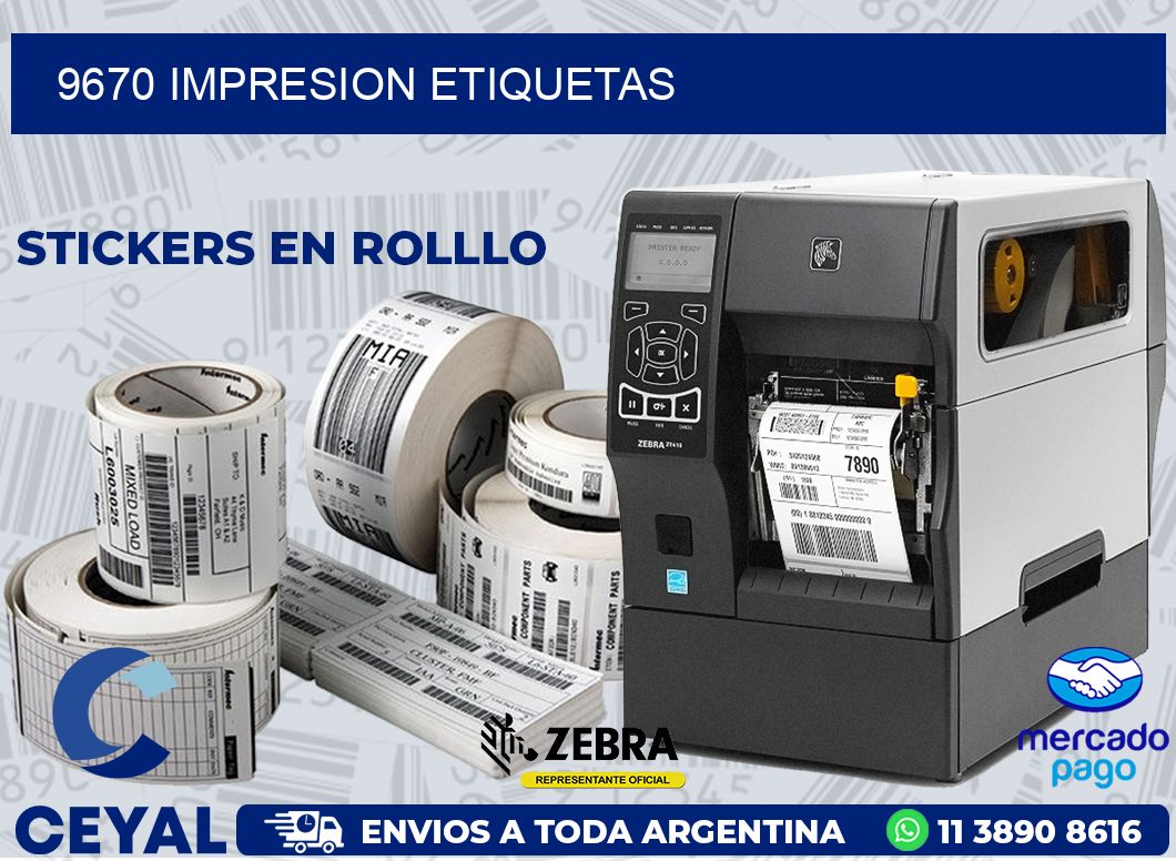 9670 IMPRESION ETIQUETAS