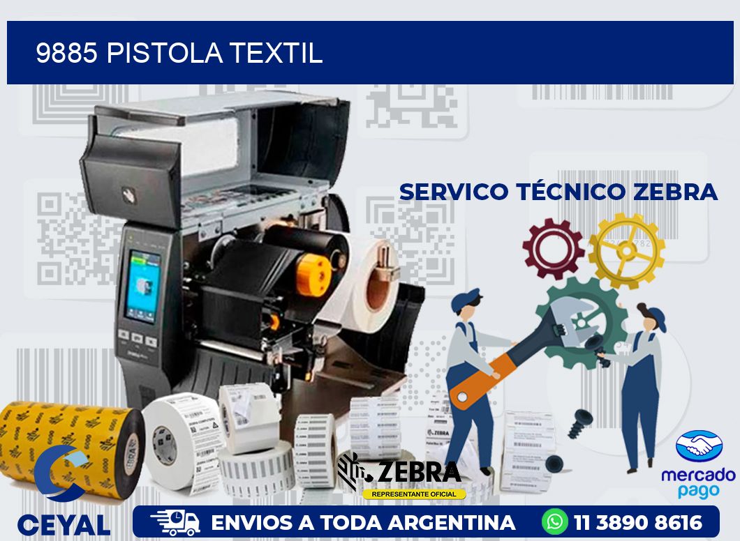 9885 PISTOLA TEXTIL