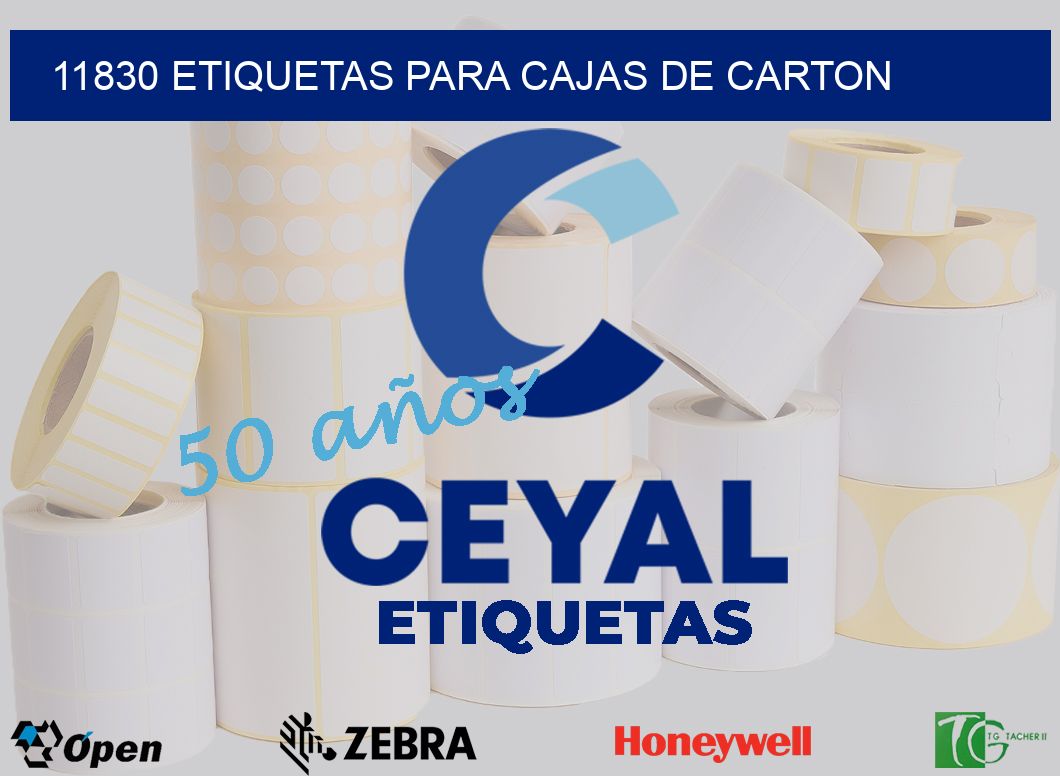 11830 ETIQUETAS PARA CAJAS DE CARTON