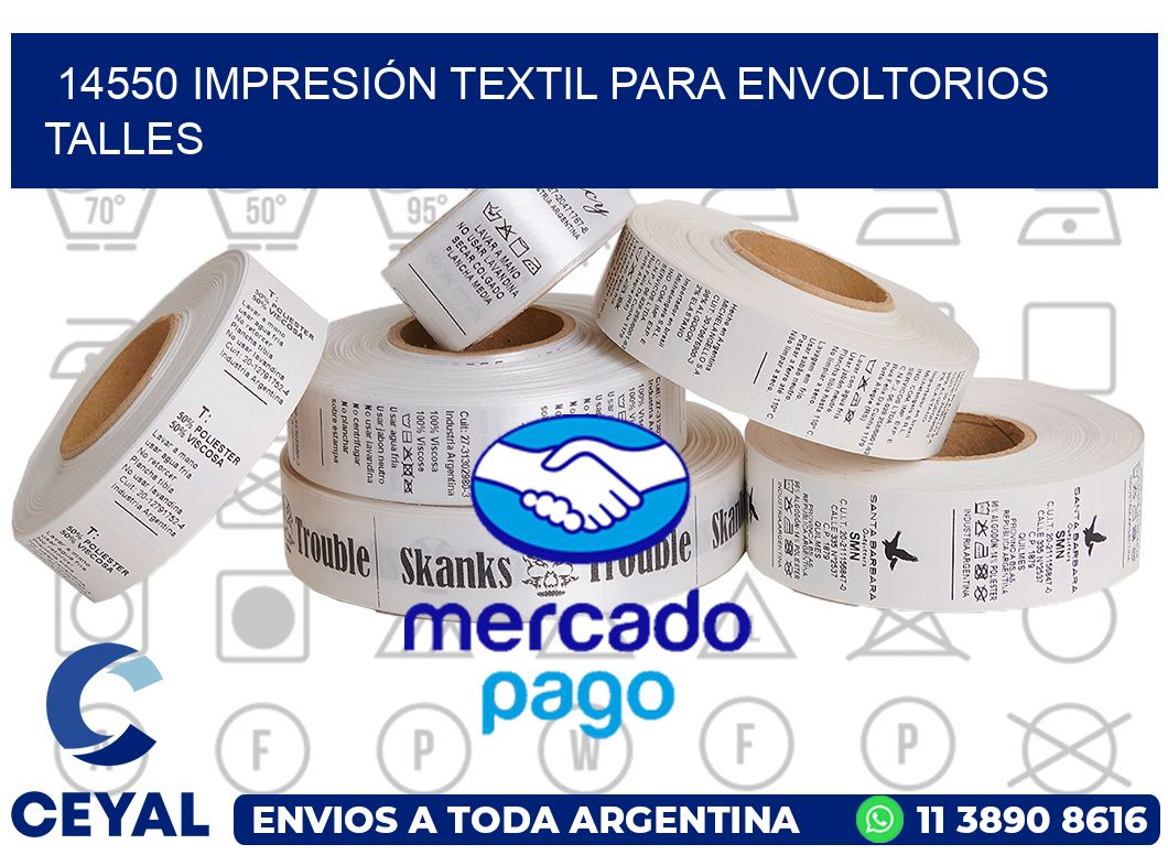 14550 IMPRESIÓN TEXTIL PARA ENVOLTORIOS TALLES