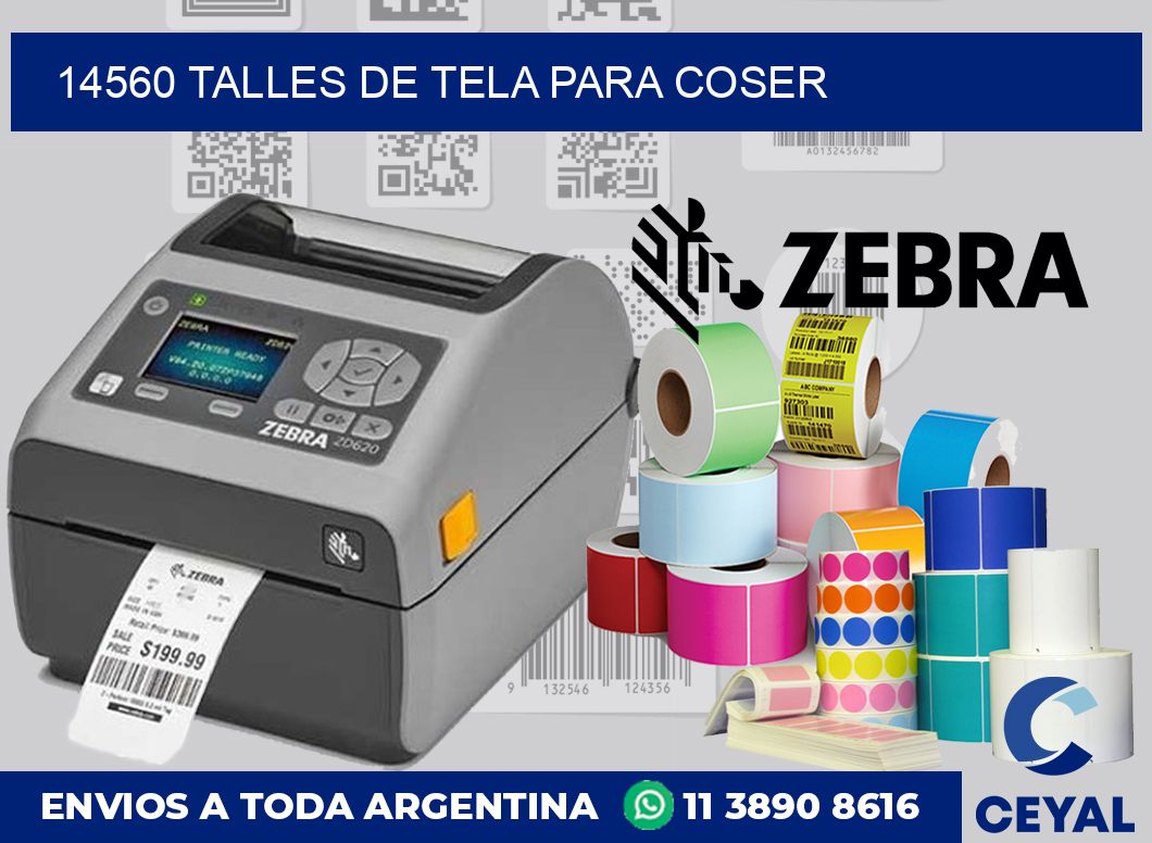 14560 TALLES DE TELA PARA COSER