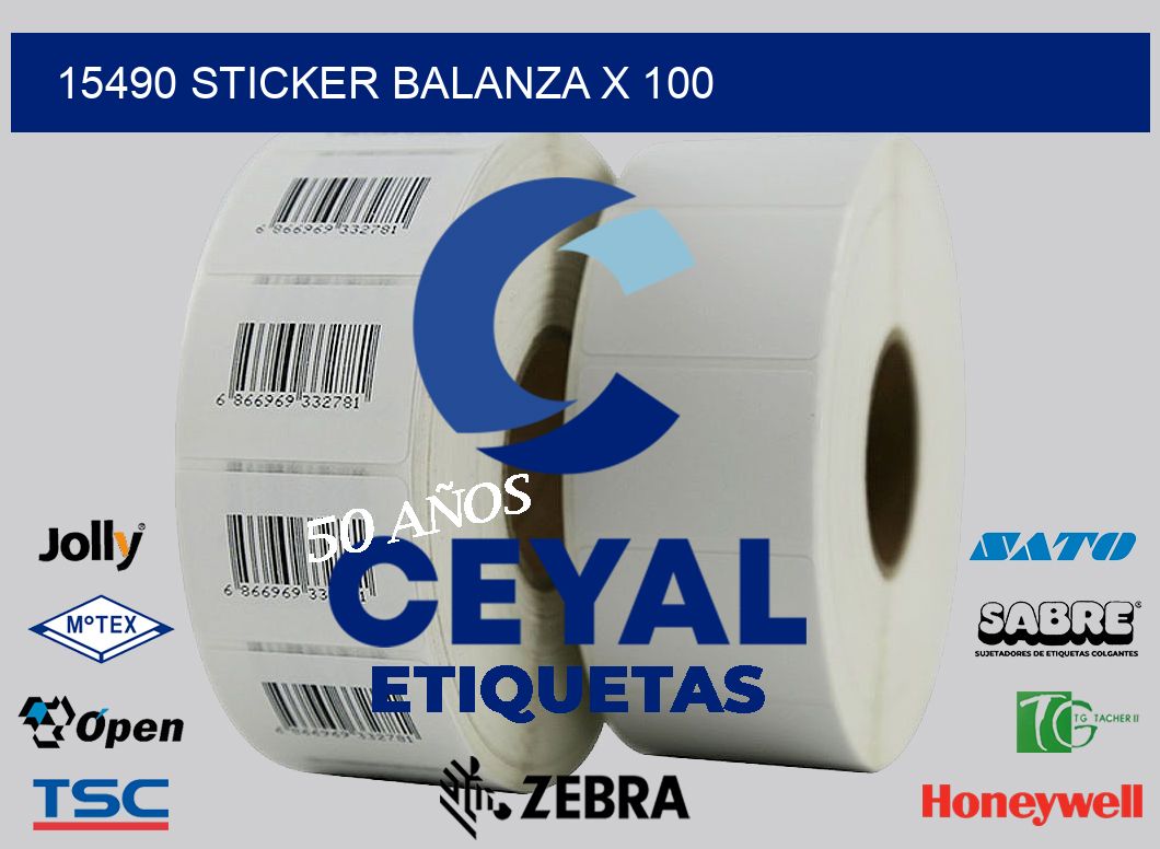 15490 sticker balanza x 100