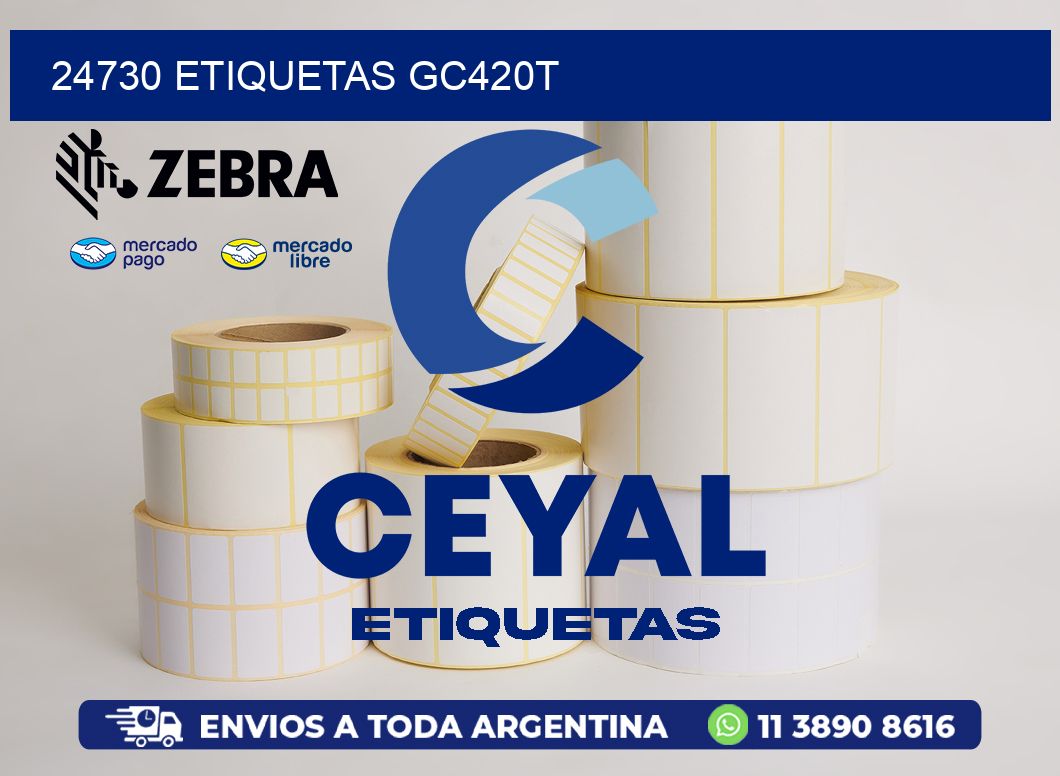 24730 ETIQUETAS GC420T