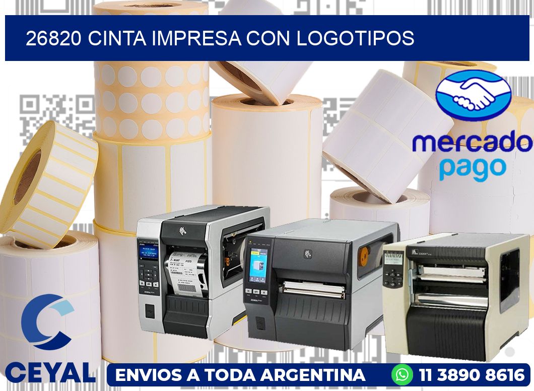 26820 CINTA IMPRESA CON LOGOTIPOS