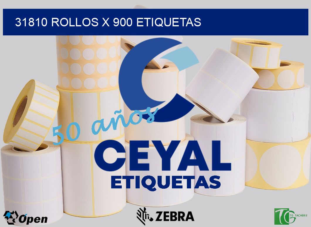 31810 Rollos x 900 etiquetas