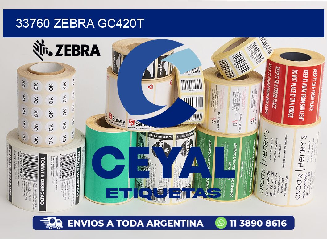 33760 ZEBRA GC420T