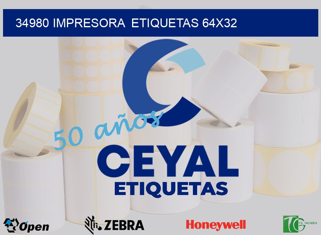 34980 impresora  etiquetas 64×32