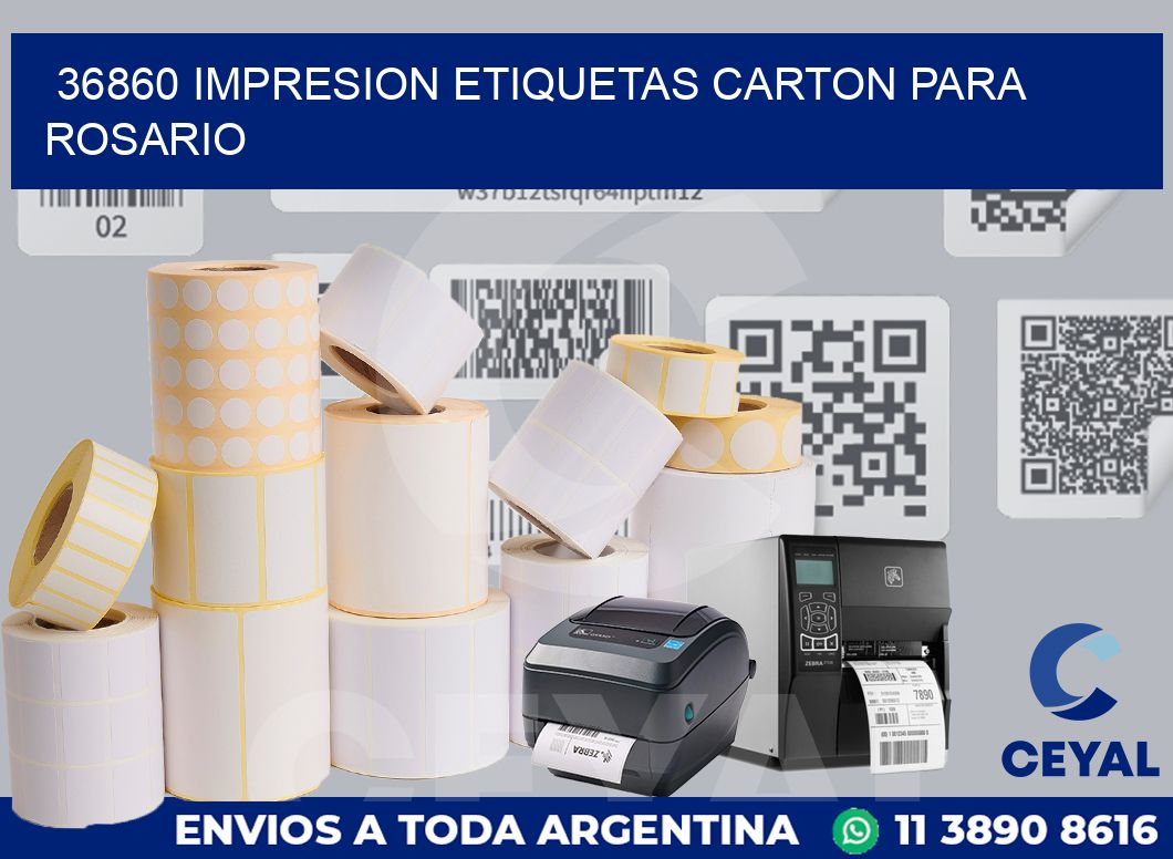 36860 IMPRESION ETIQUETAS CARTON PARA ROSARIO