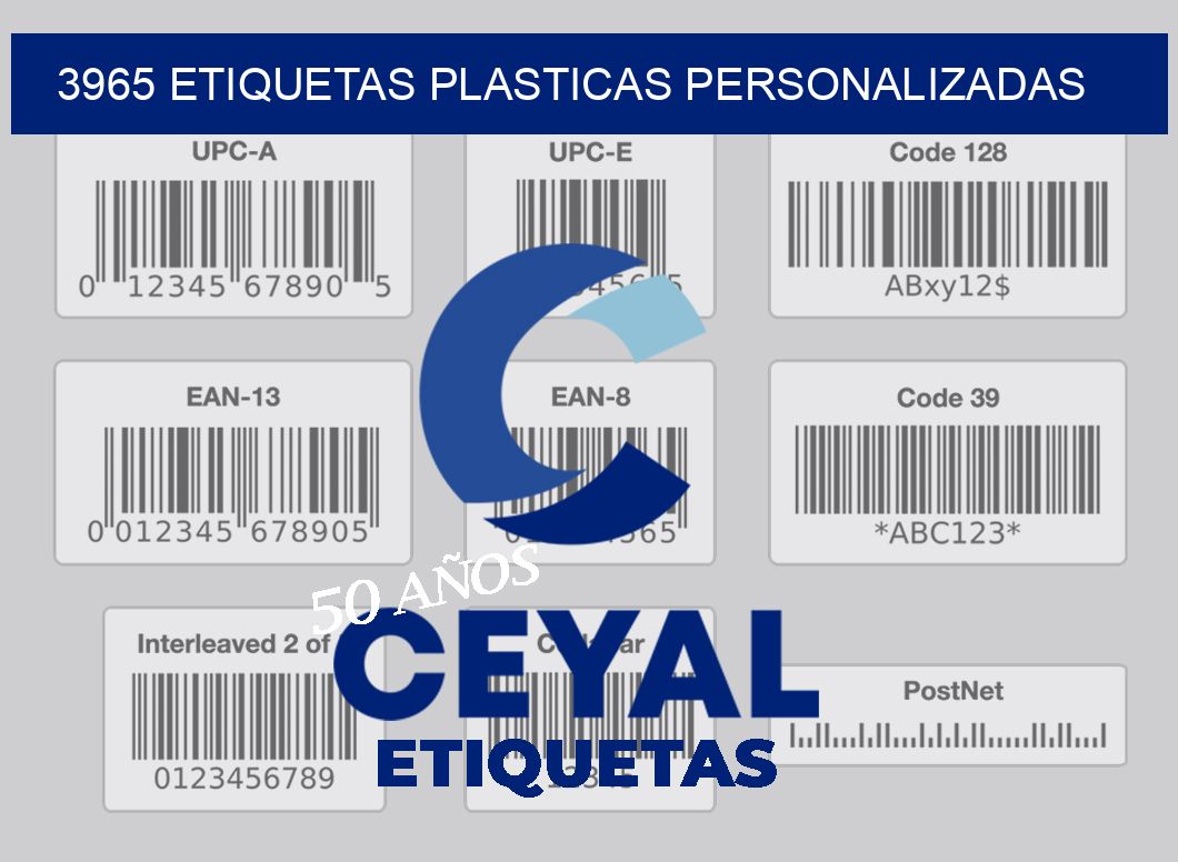 3965 ETIQUETAS PLASTICAS PERSONALIZADAS