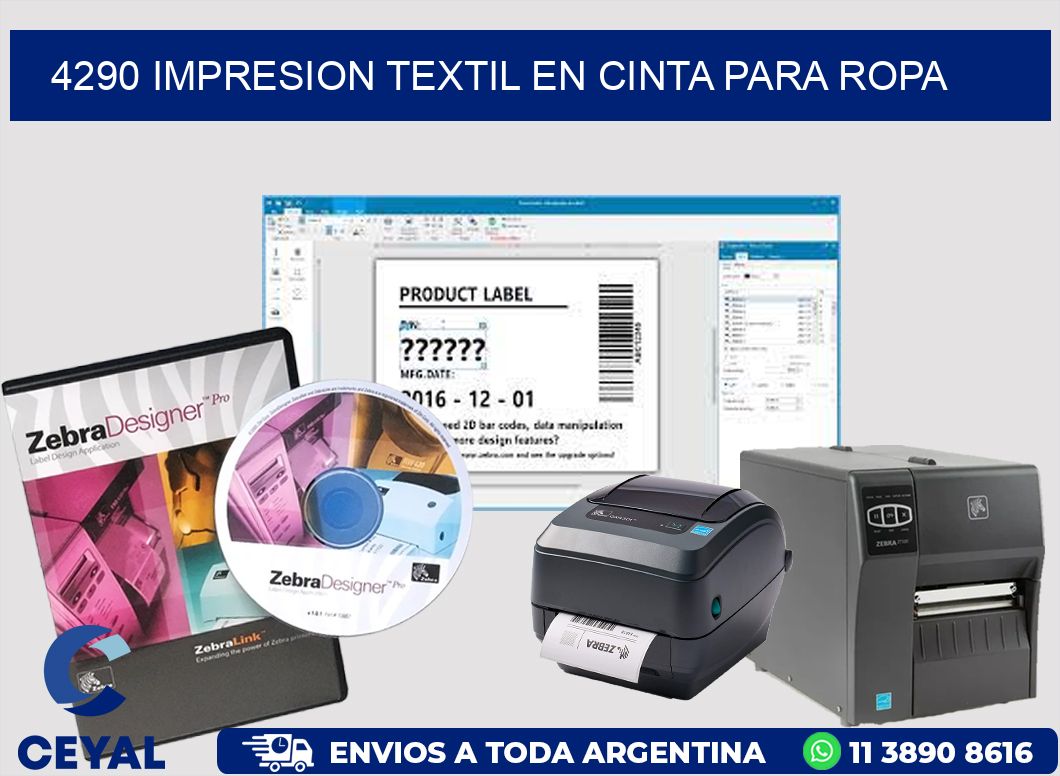 4290 IMPRESION TEXTIL EN CINTA PARA ROPA