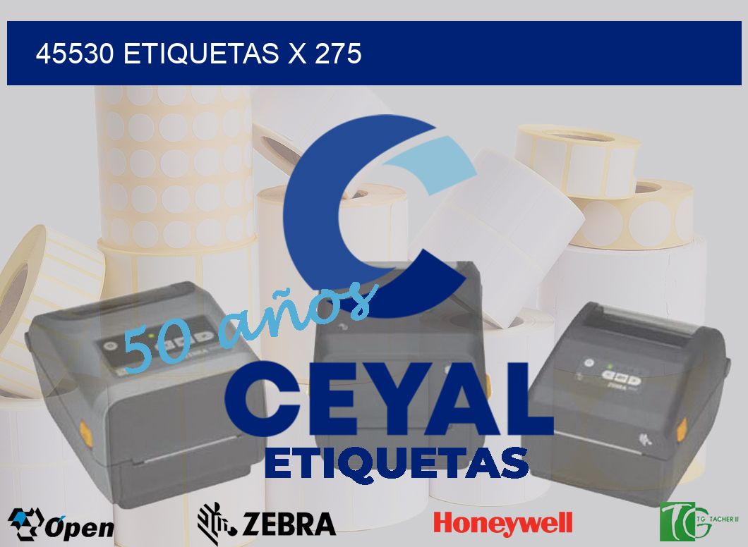 45530 Etiquetas x 275