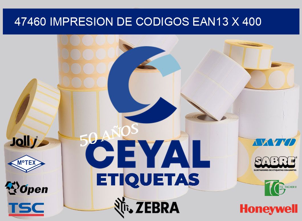 47460 impresion de codigos EAN13 x 400