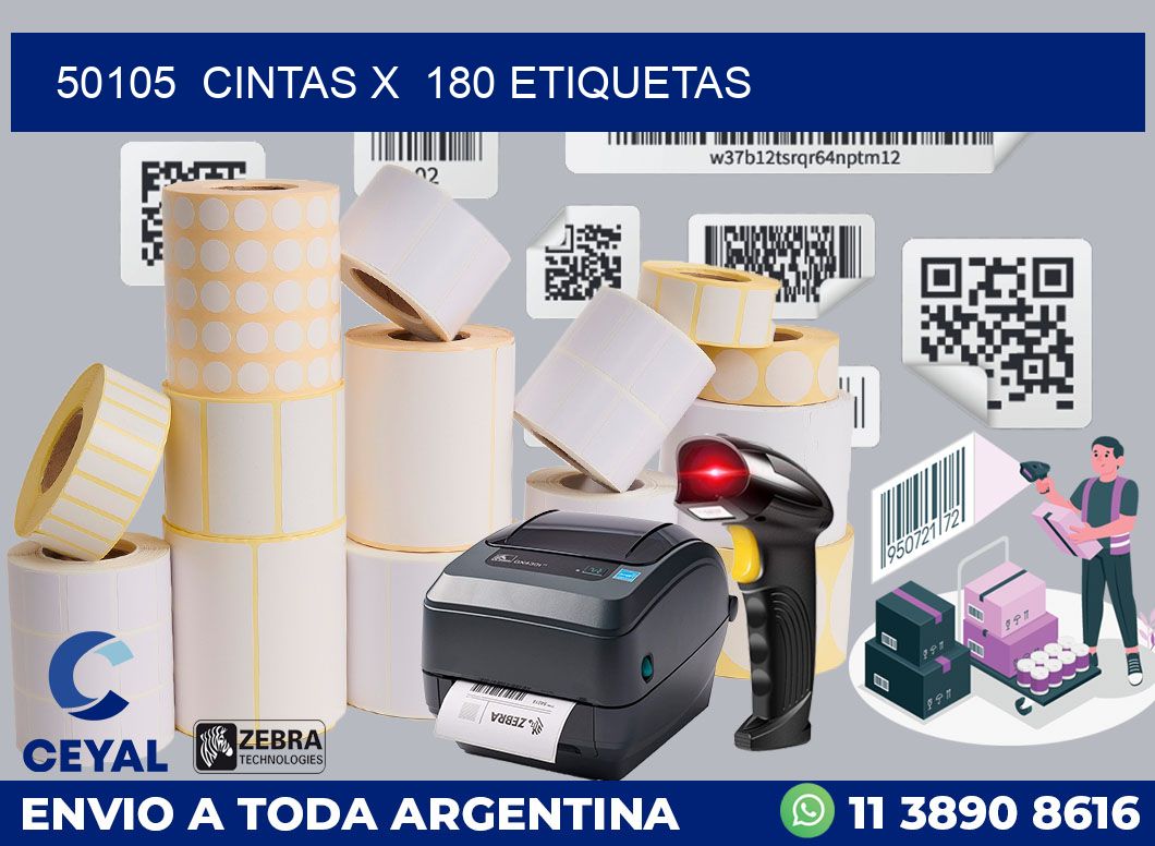 50105 cintas x 180 etiquetas