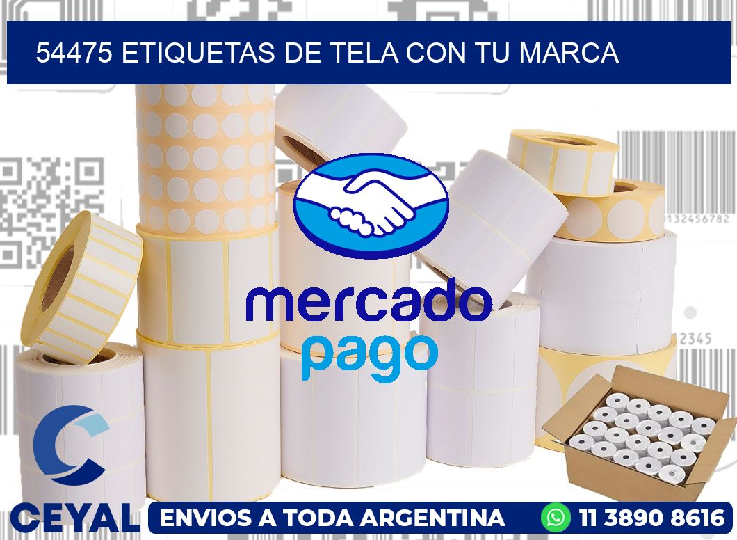 54475 ETIQUETAS DE TELA CON TU MARCA