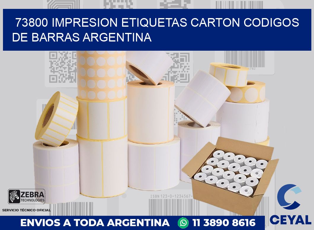 73800 IMPRESION ETIQUETAS CARTON CODIGOS DE BARRAS ARGENTINA