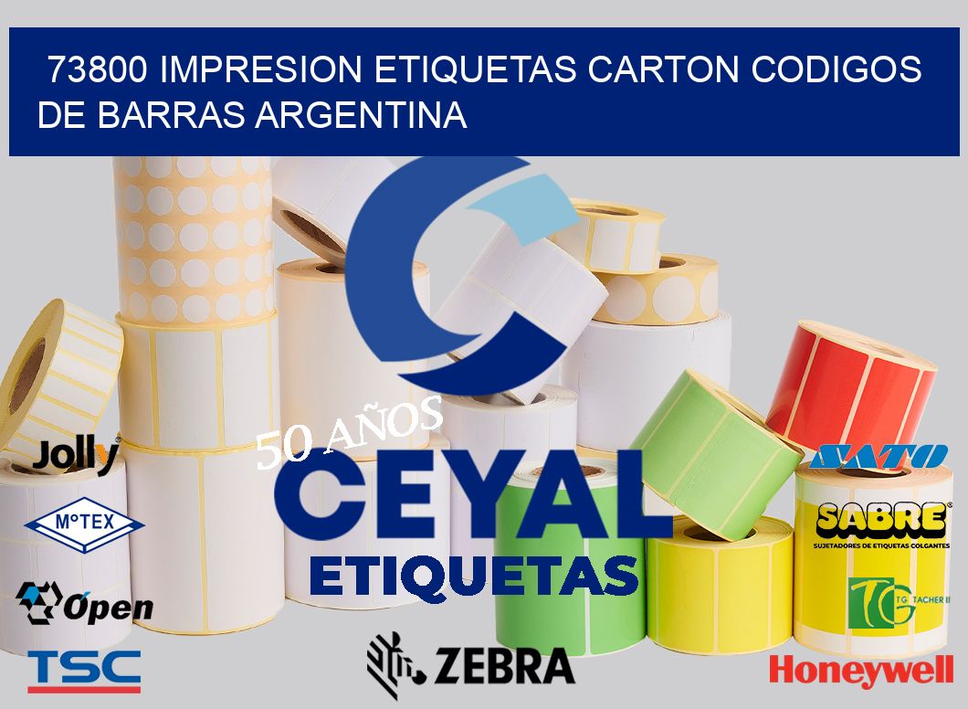 73800 IMPRESION ETIQUETAS CARTON CODIGOS DE BARRAS ARGENTINA