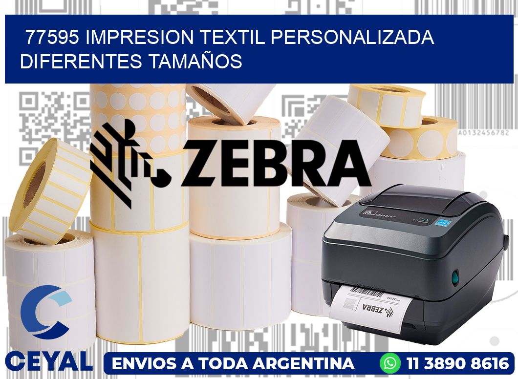 77595 IMPRESION TEXTIL PERSONALIZADA DIFERENTES TAMAÑOS