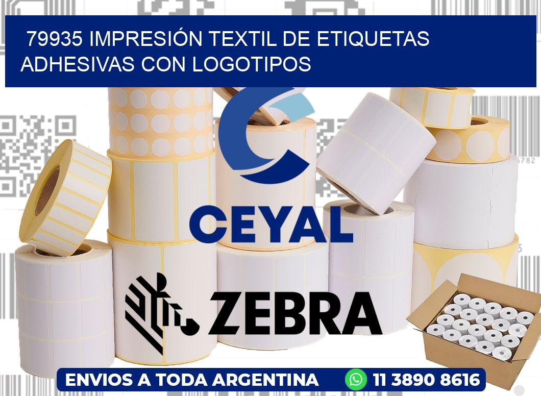 79935 IMPRESIÓN TEXTIL DE ETIQUETAS ADHESIVAS CON LOGOTIPOS