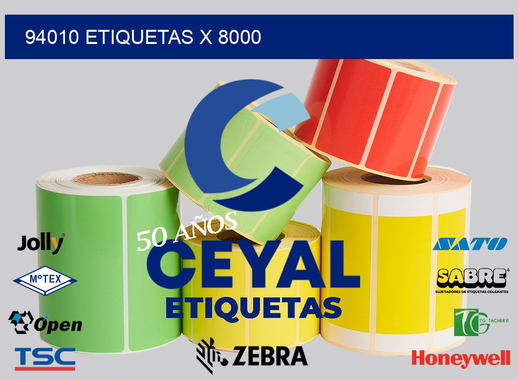 94010 Etiquetas x 8000