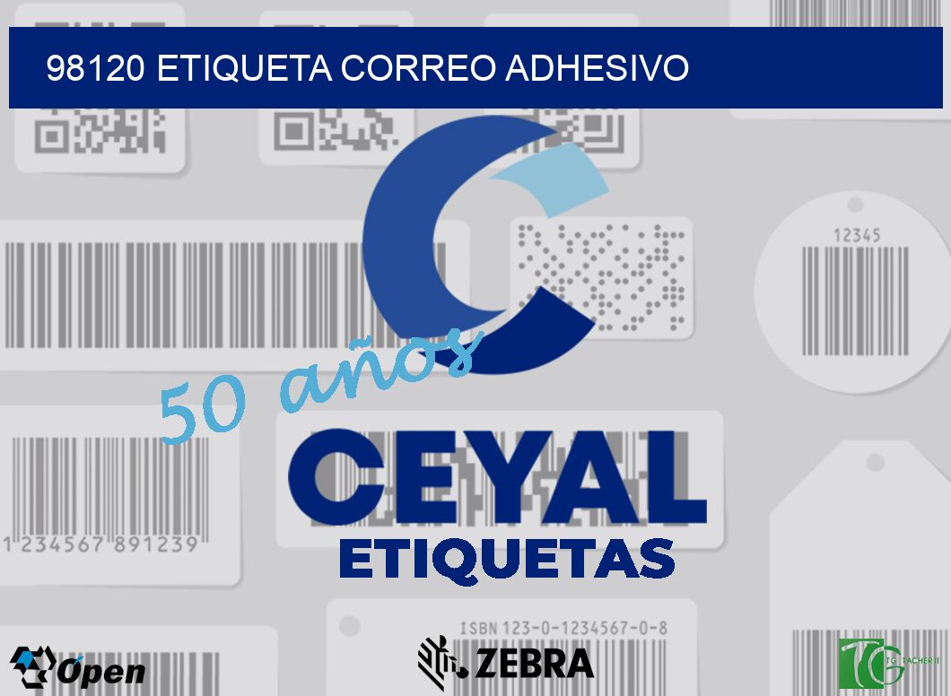 98120 ETIQUETA CORREO ADHESIVO