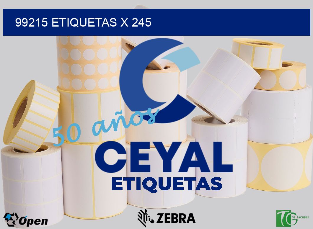 99215 Etiquetas x 245