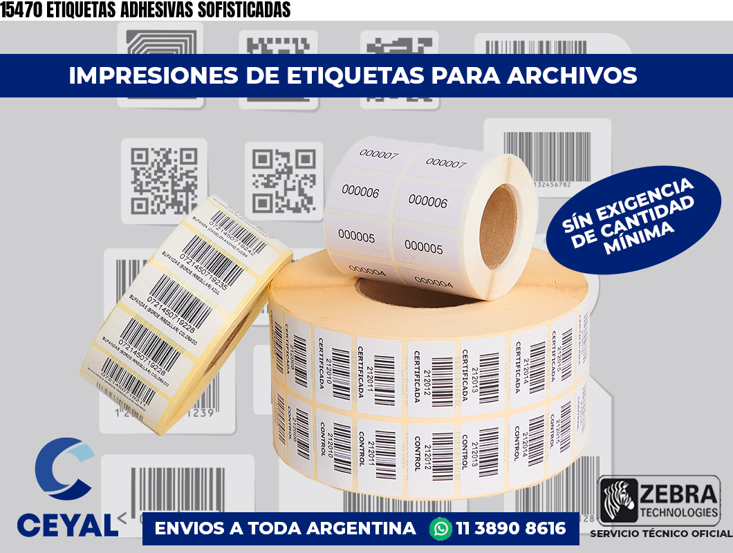 15470 ETIQUETAS ADHESIVAS SOFISTICADAS