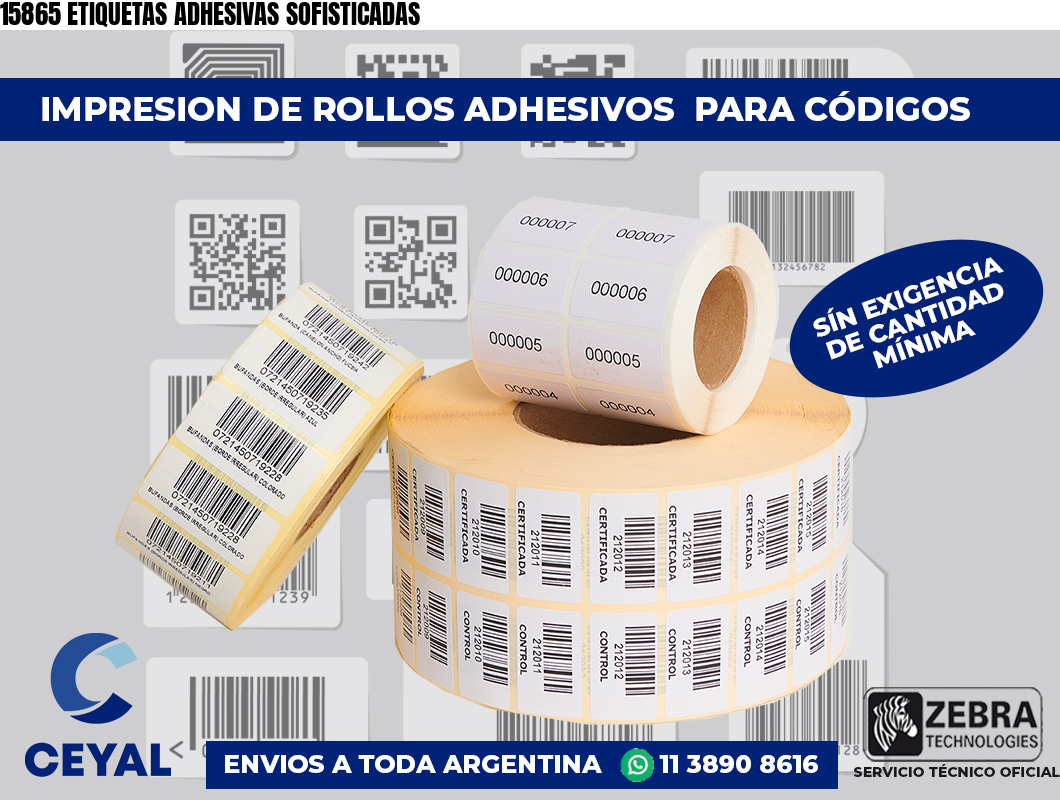 15865 ETIQUETAS ADHESIVAS SOFISTICADAS