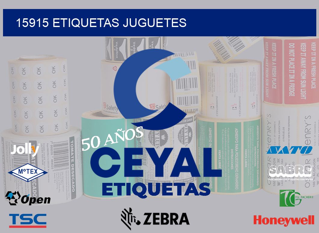 15915 etiquetas juguetes