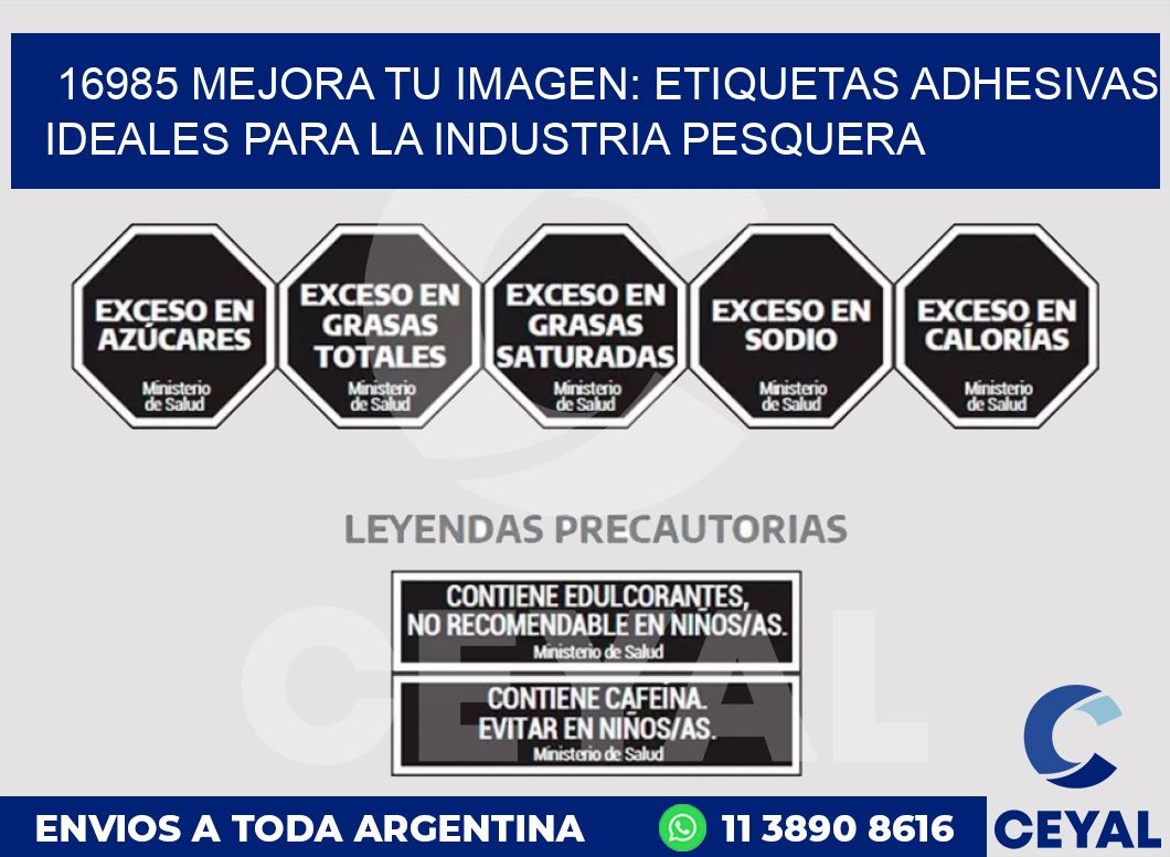 16985 MEJORA TU IMAGEN: ETIQUETAS ADHESIVAS IDEALES PARA LA INDUSTRIA PESQUERA