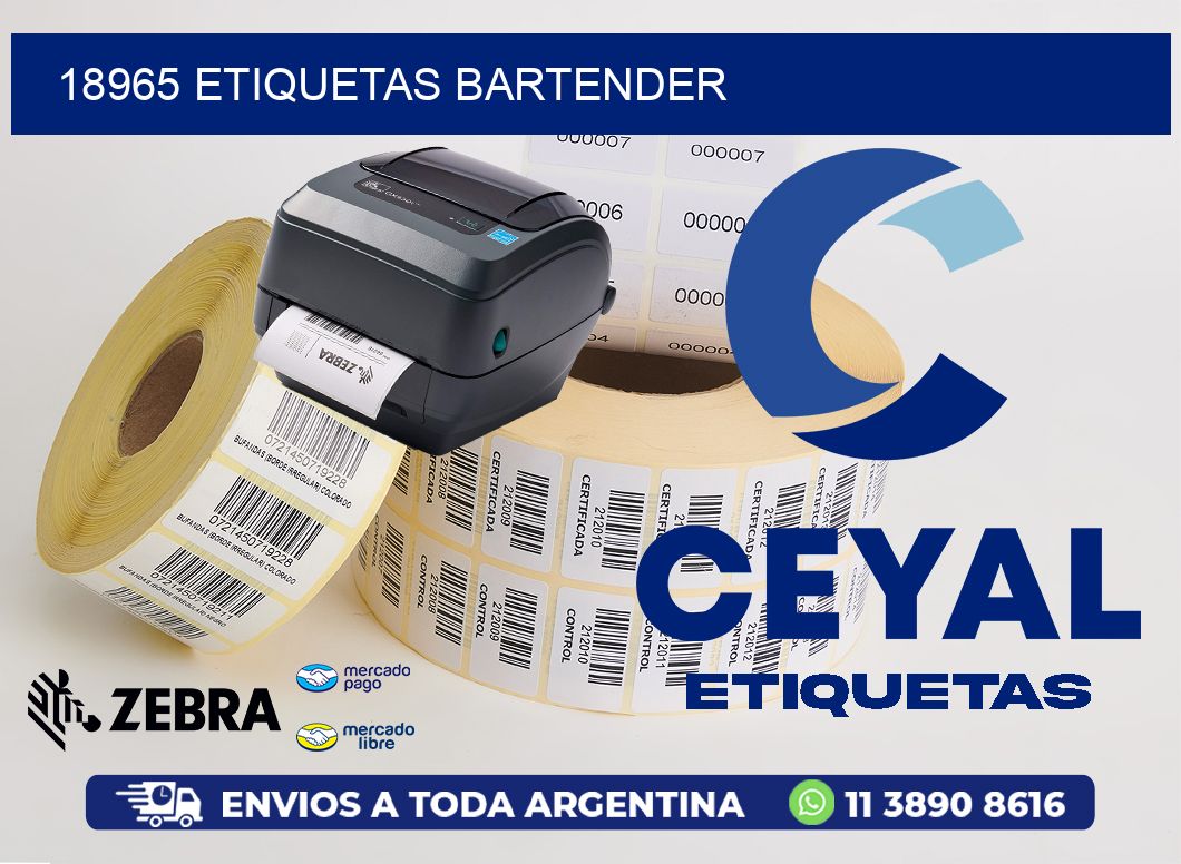 18965 ETIQUETAS BARTENDER