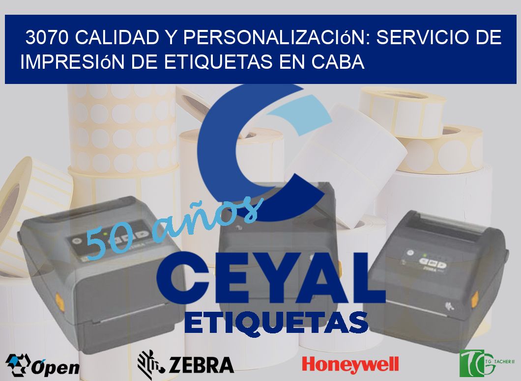 3070 Calidad y Personalización: Servicio de Impresión de Etiquetas en CABA