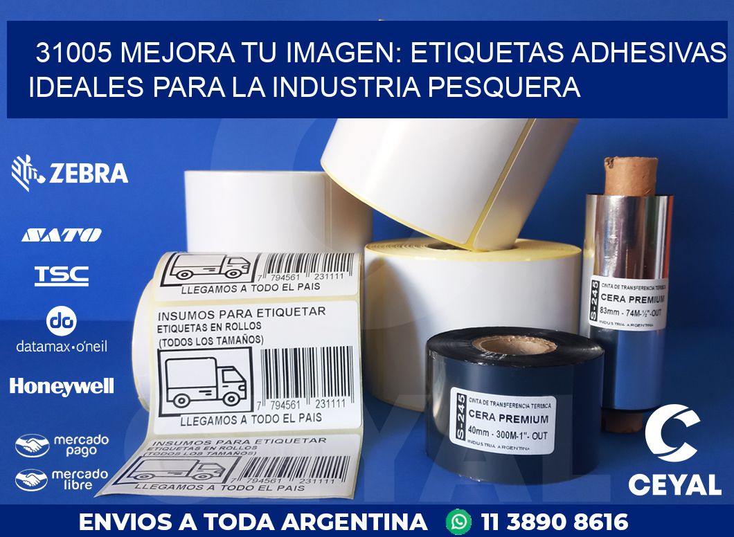 31005 MEJORA TU IMAGEN: ETIQUETAS ADHESIVAS IDEALES PARA LA INDUSTRIA PESQUERA